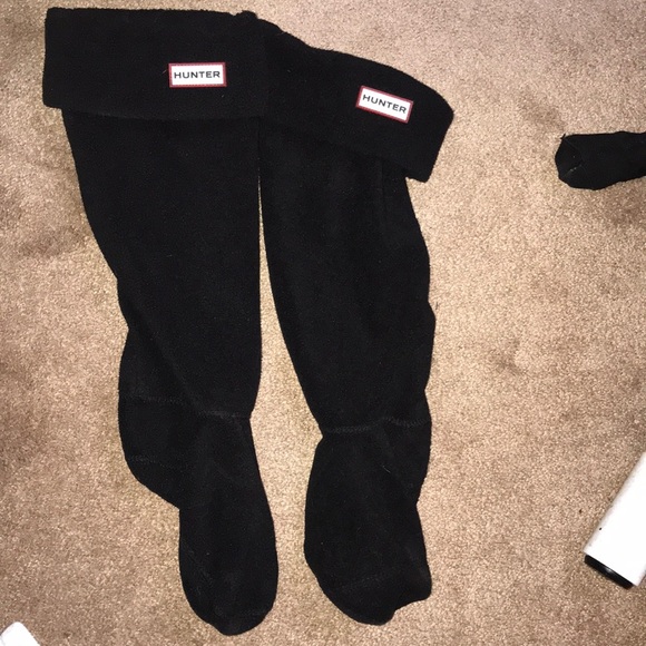 HUNTER RAIN BOOTS WITH SOCKS - Picture 3 of 4